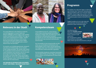 Flyer zum Wochenende Interkulturalität